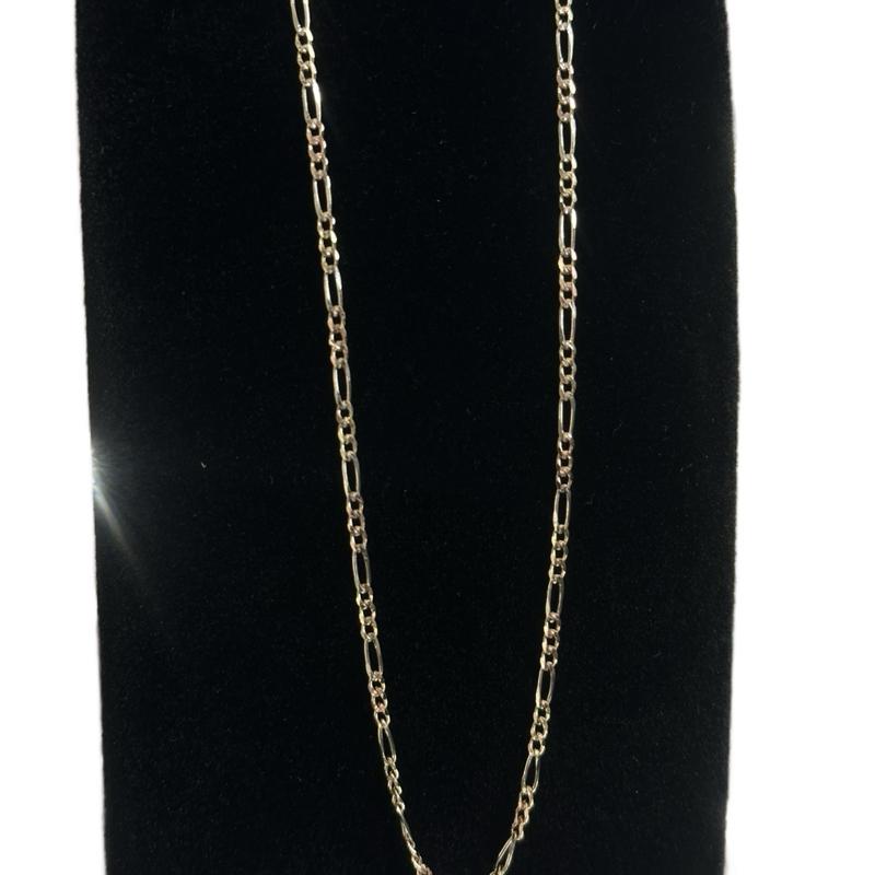 14K Gold 2mm Figaro Chain - Elegant and Durable Jewelry Accessory image 0
