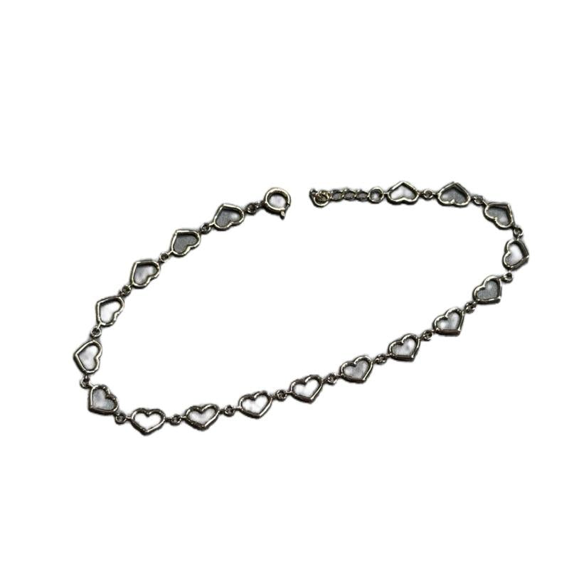 14K Gold Heart Link Bracelet for Women Elegant Fashion Jewelry image 2