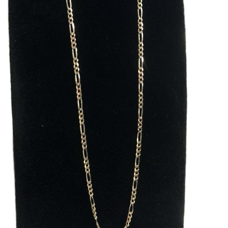 14K Gold 2mm Figaro Chain - Elegant and Durable Jewelry Accessory image 4