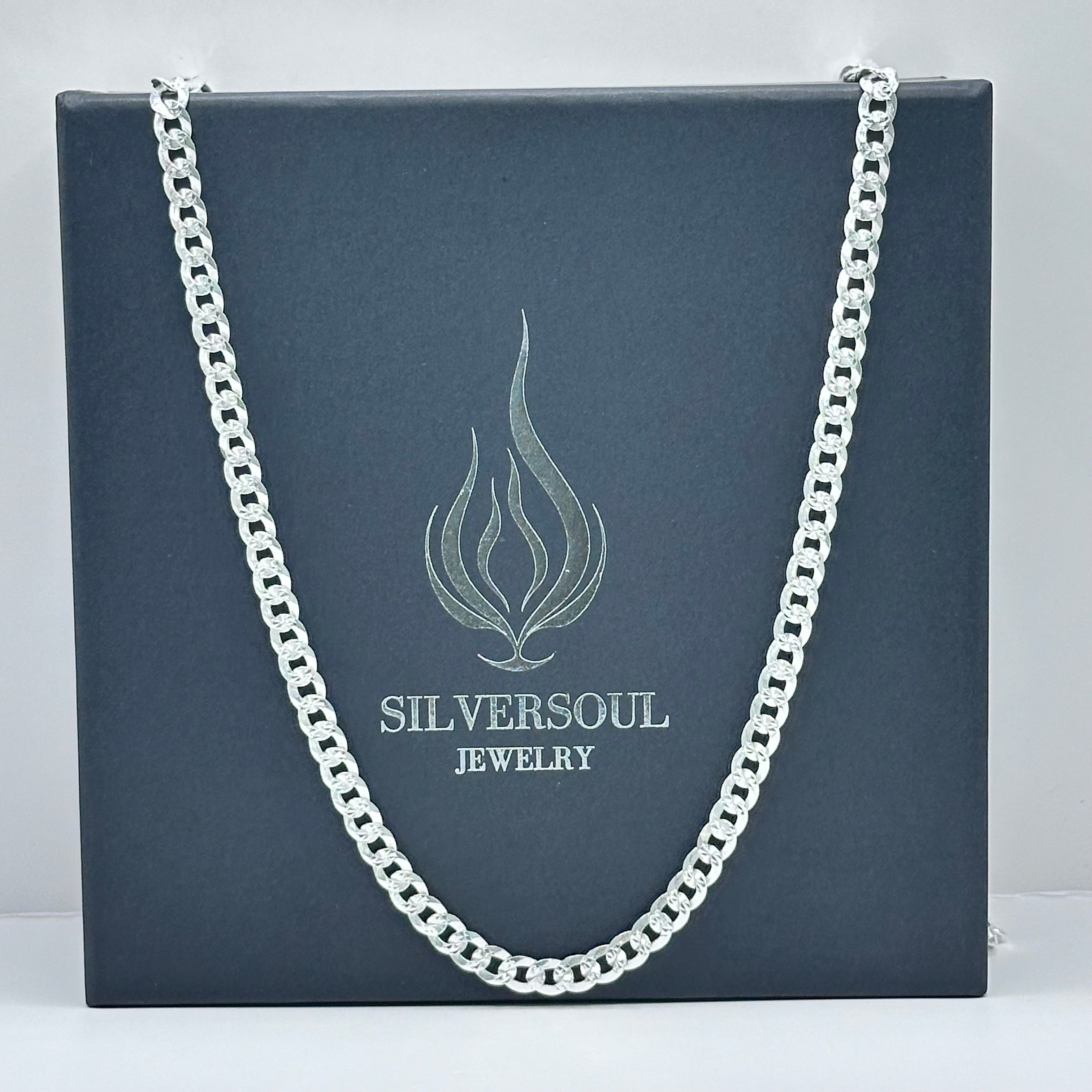 5MM CUBAN CHAIN - 925 SILVER image 0