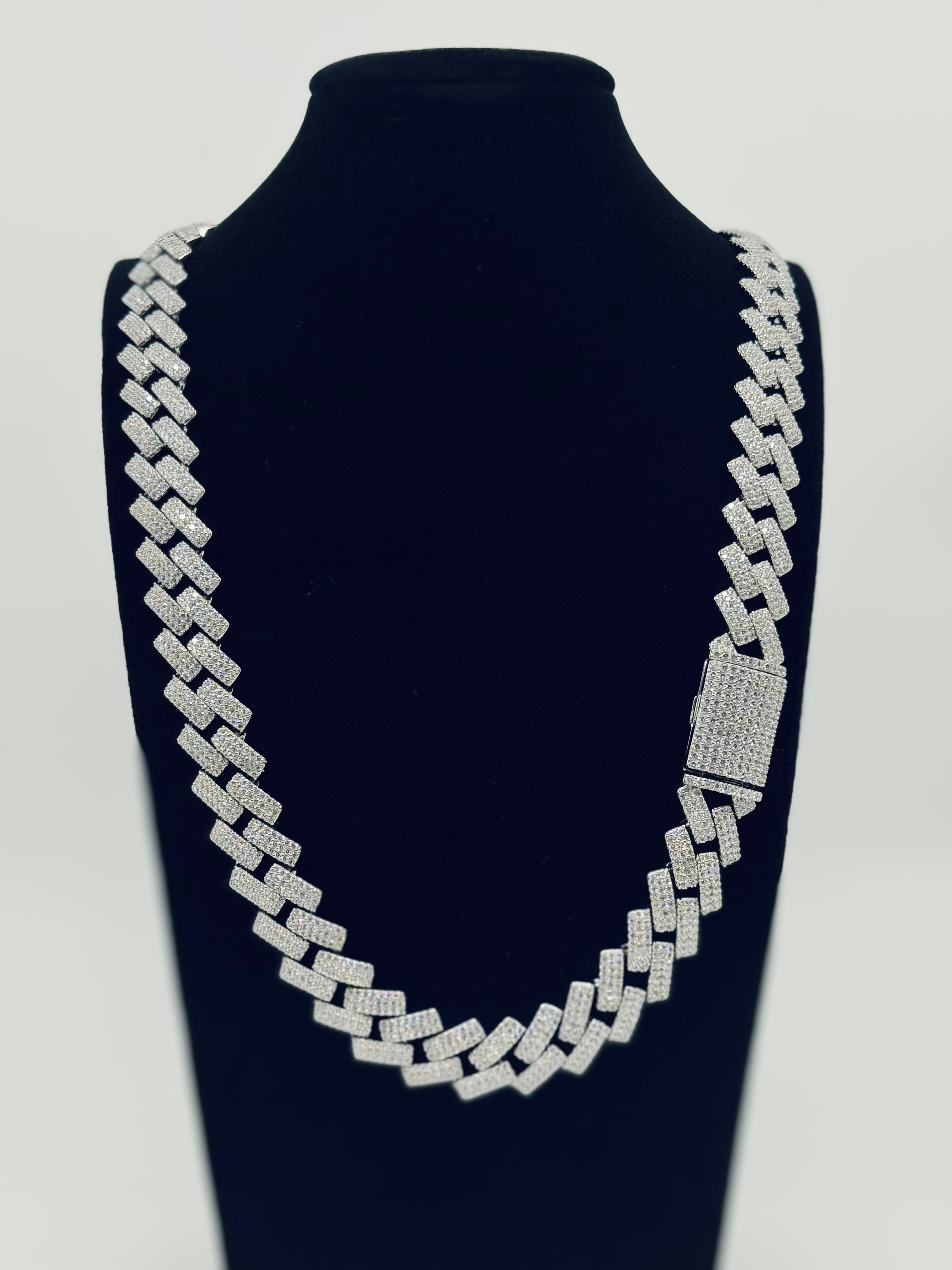 14MM MONACO CHAIN CZ STONE image 0