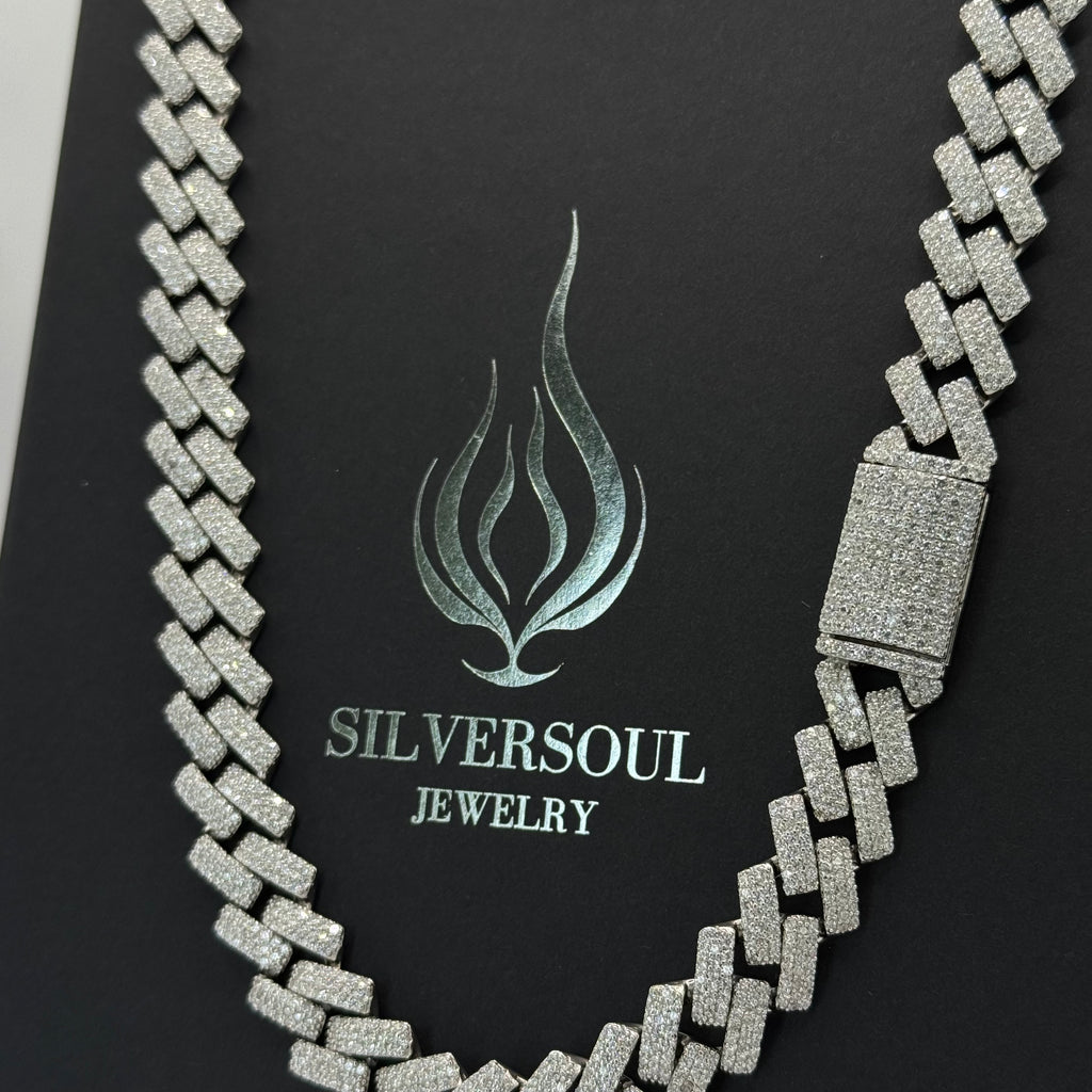 12MM MONACO CHAIN CZ STONE image 1