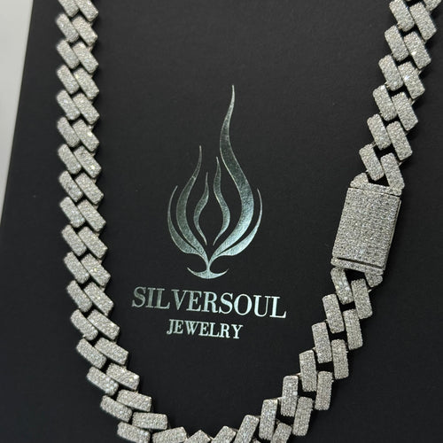12MM MONACO CHAIN CZ STONE image 1
