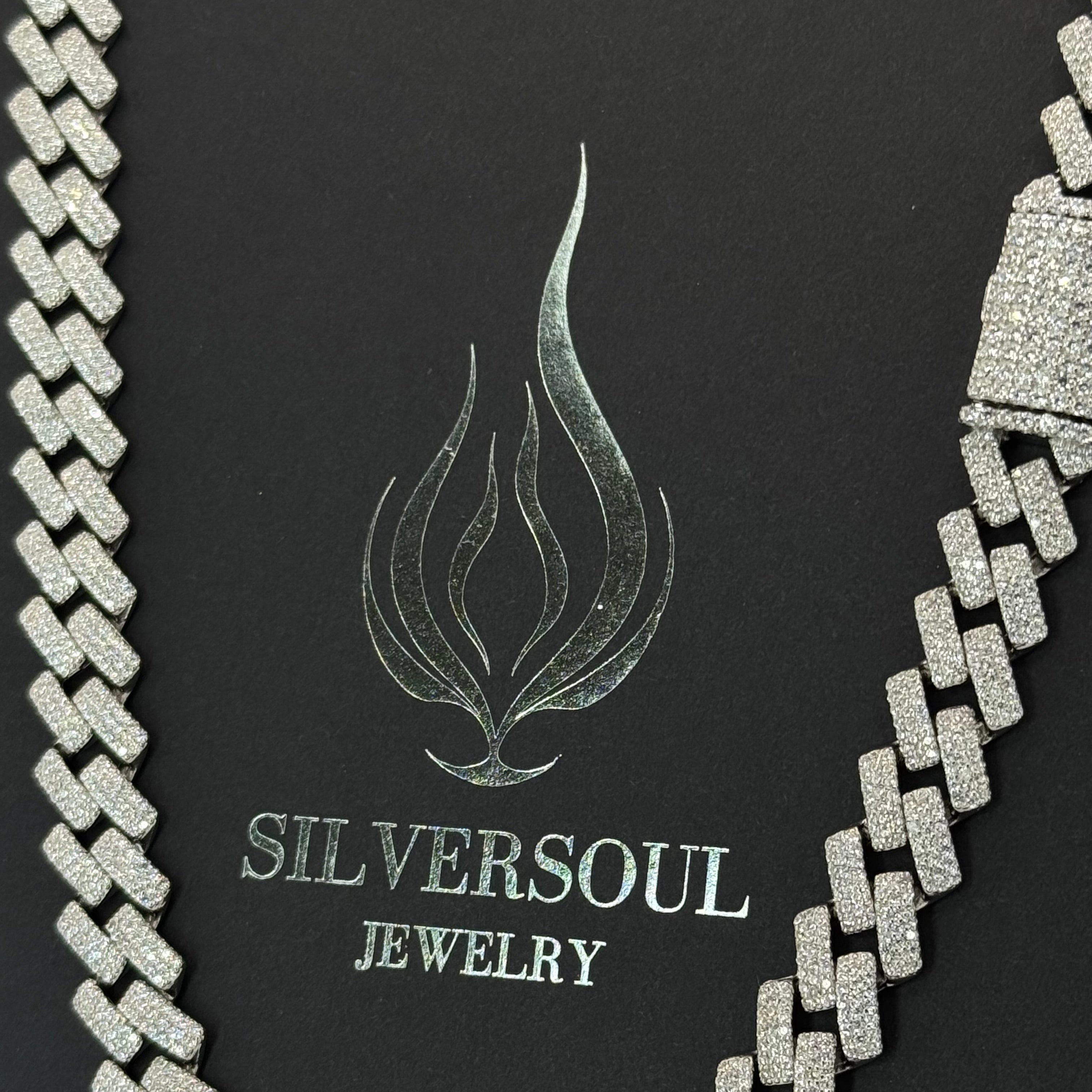 10MM MONACO CHAIN CZ STONE image 1