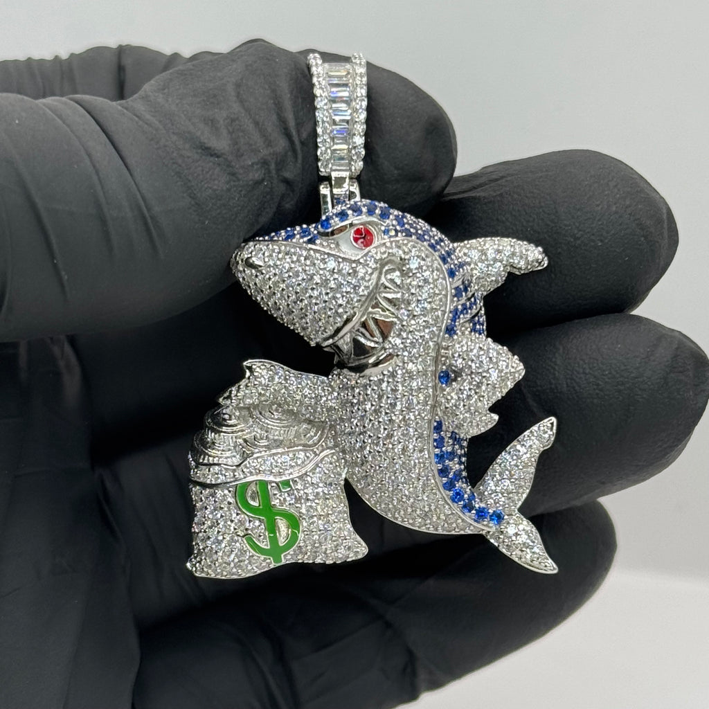 SHARK SHARK Pendant Silver 925 with Unique Design and Elegant Finish image 2
