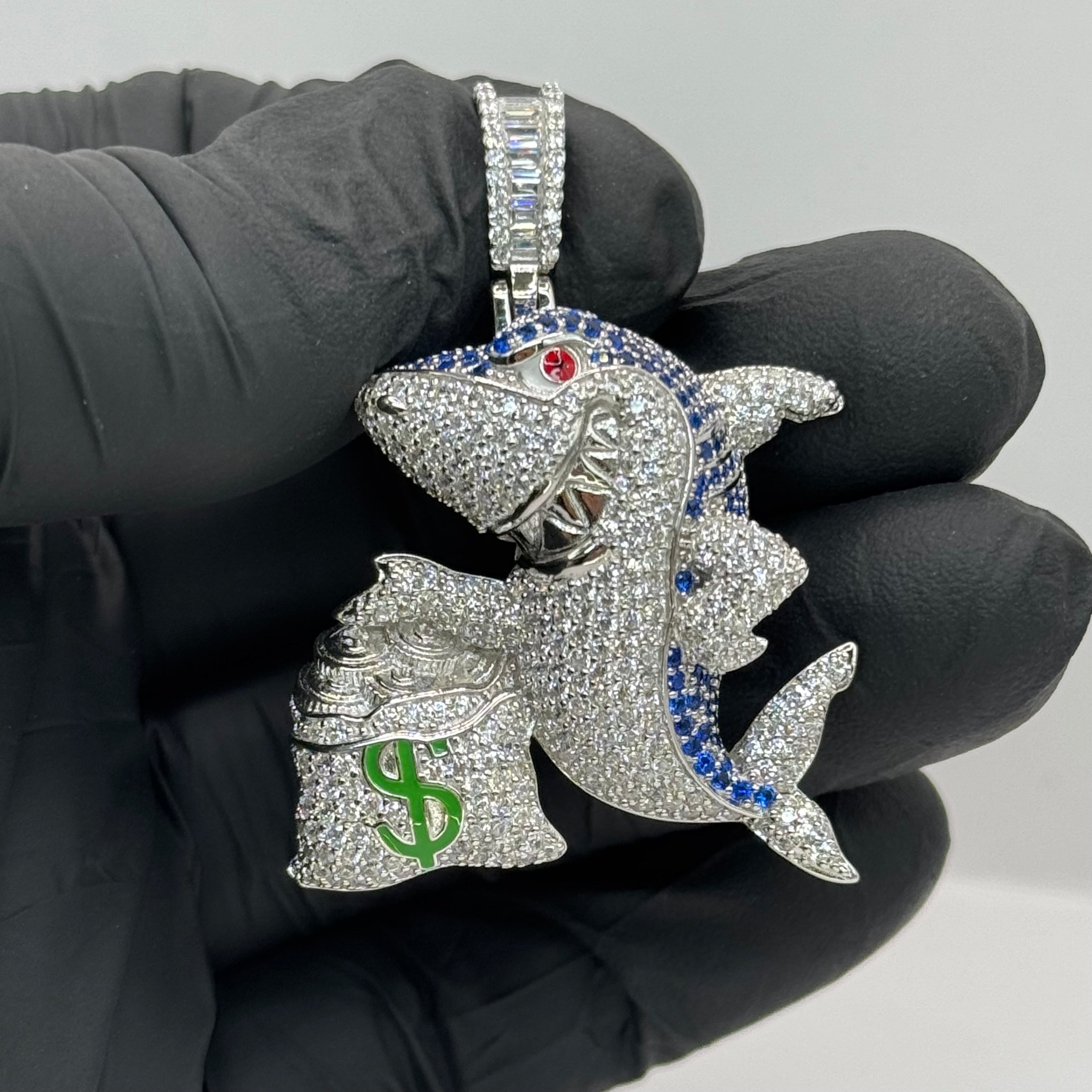 SHARK SHARK Pendant Silver 925 with Unique Design and Elegant Finish image 2