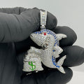 SHARK SHARK Pendant Silver 925 with Unique Design and Elegant Finish image 0
