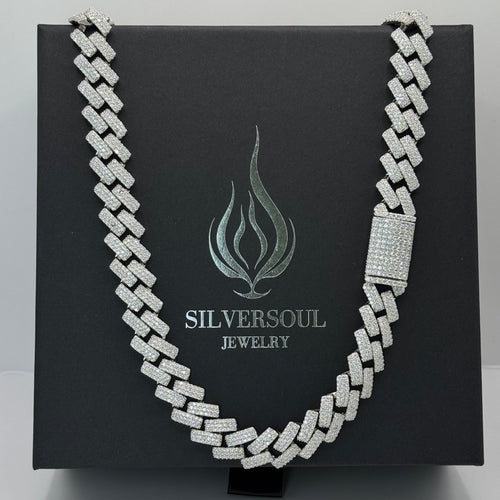 12MM MONACO CHAIN CZ STONE image 0