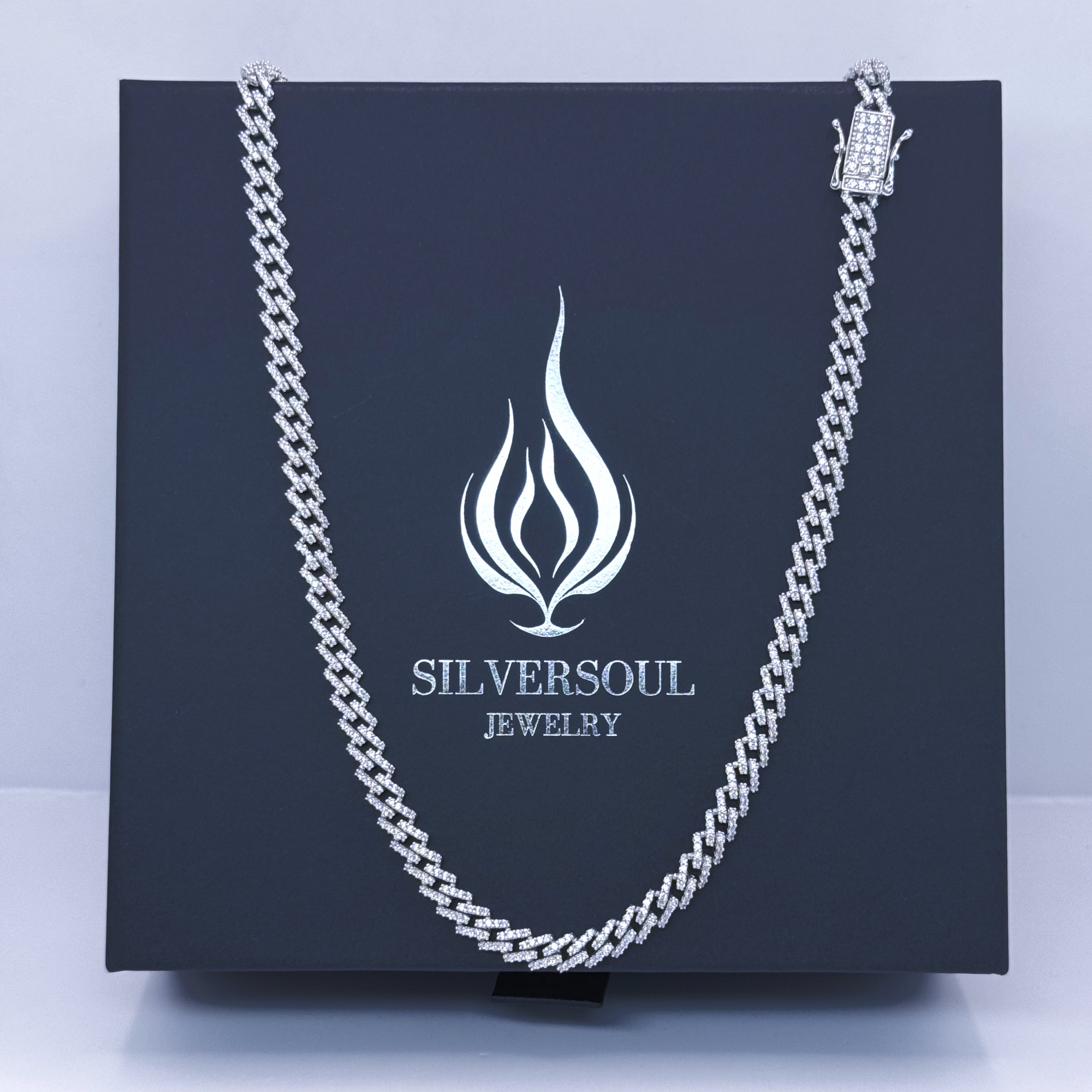 5.5MM MONACO CHAIN SILVER 925 image 2