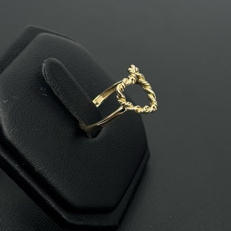 14K Gold Rope Heart Ring - Elegant Design with Durable Gold Finish for Everyday image 3