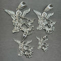 SAN MIGUEL ARCANGEL & CZ STONE PENDANT NECKLACE - SILVER 925