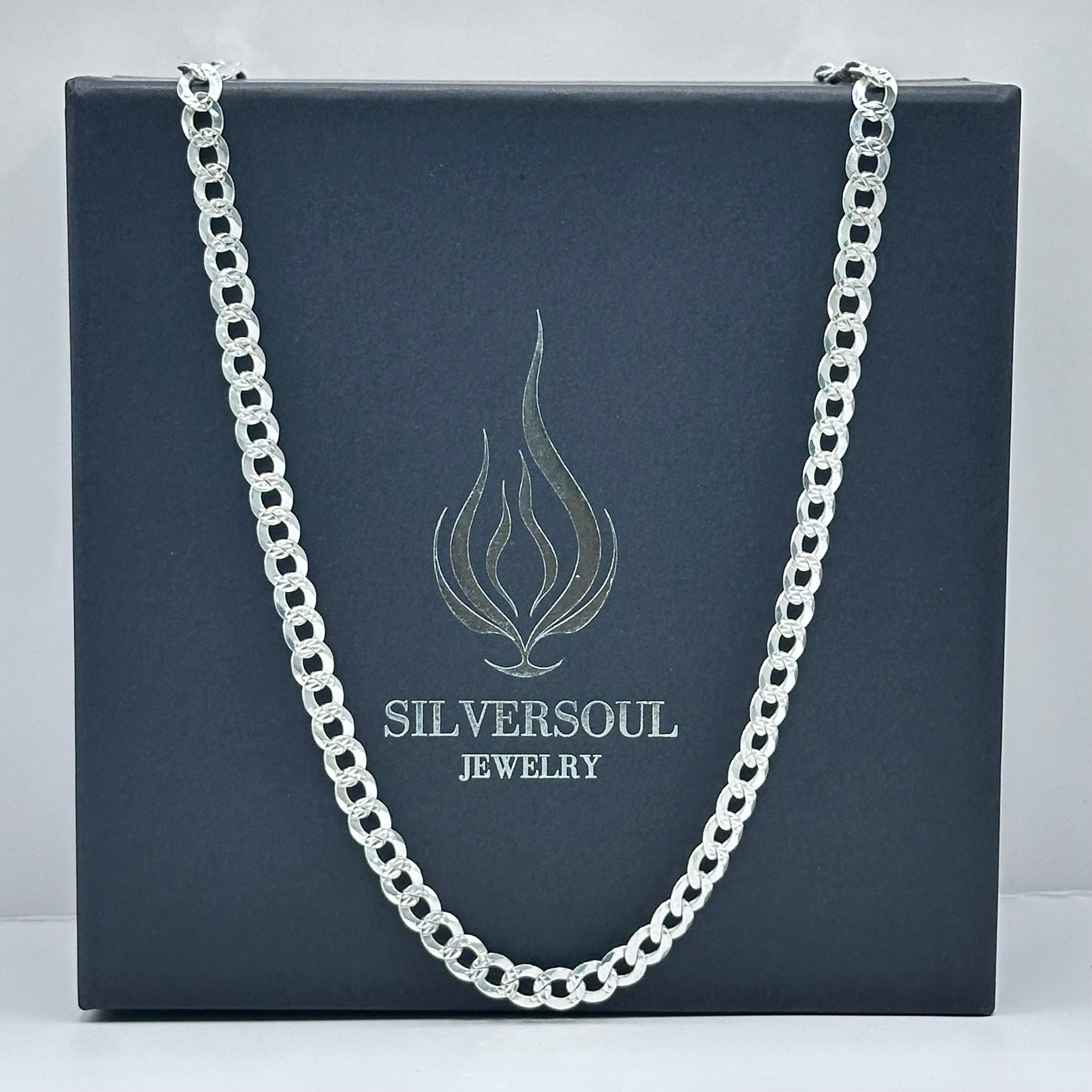 6MM CUBAN CHAIN - 925 SILVER image 0