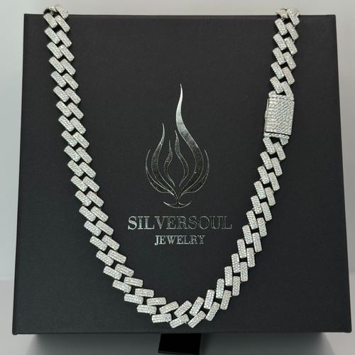 10MM MONACO CHAIN CZ STONE image 0