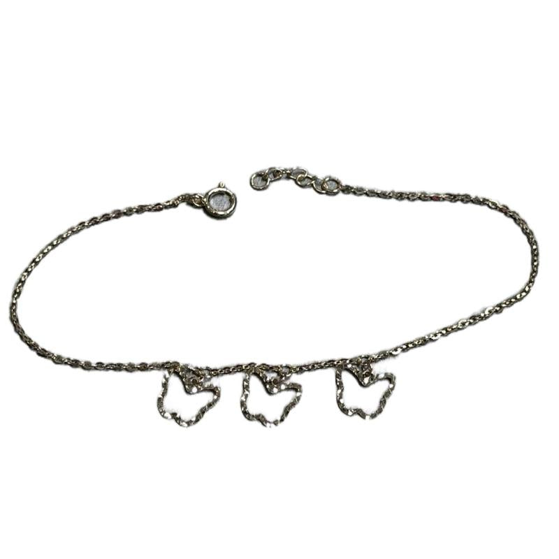 14K Gold 3 Butterfly Bracelet for Women image 3