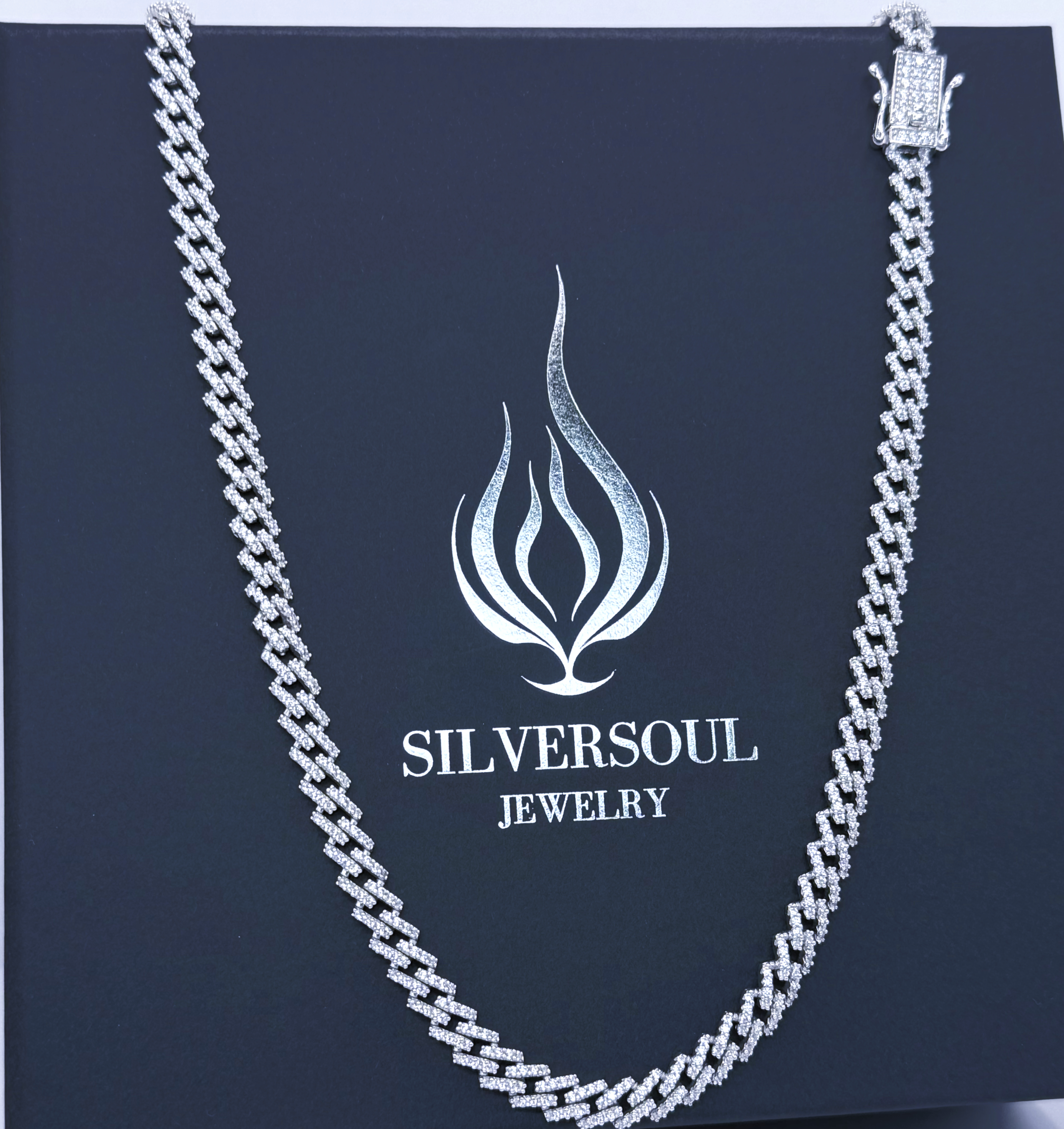 5.5MM MONACO CHAIN SILVER 925 image 1