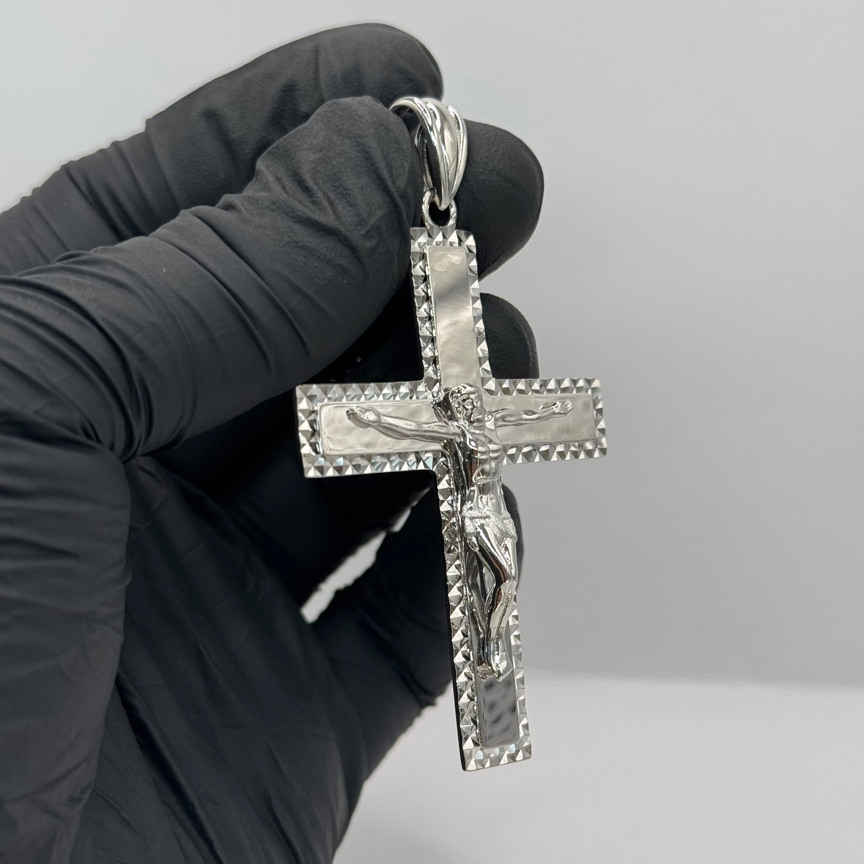 HAMMERED EDGE CROSS image 1
