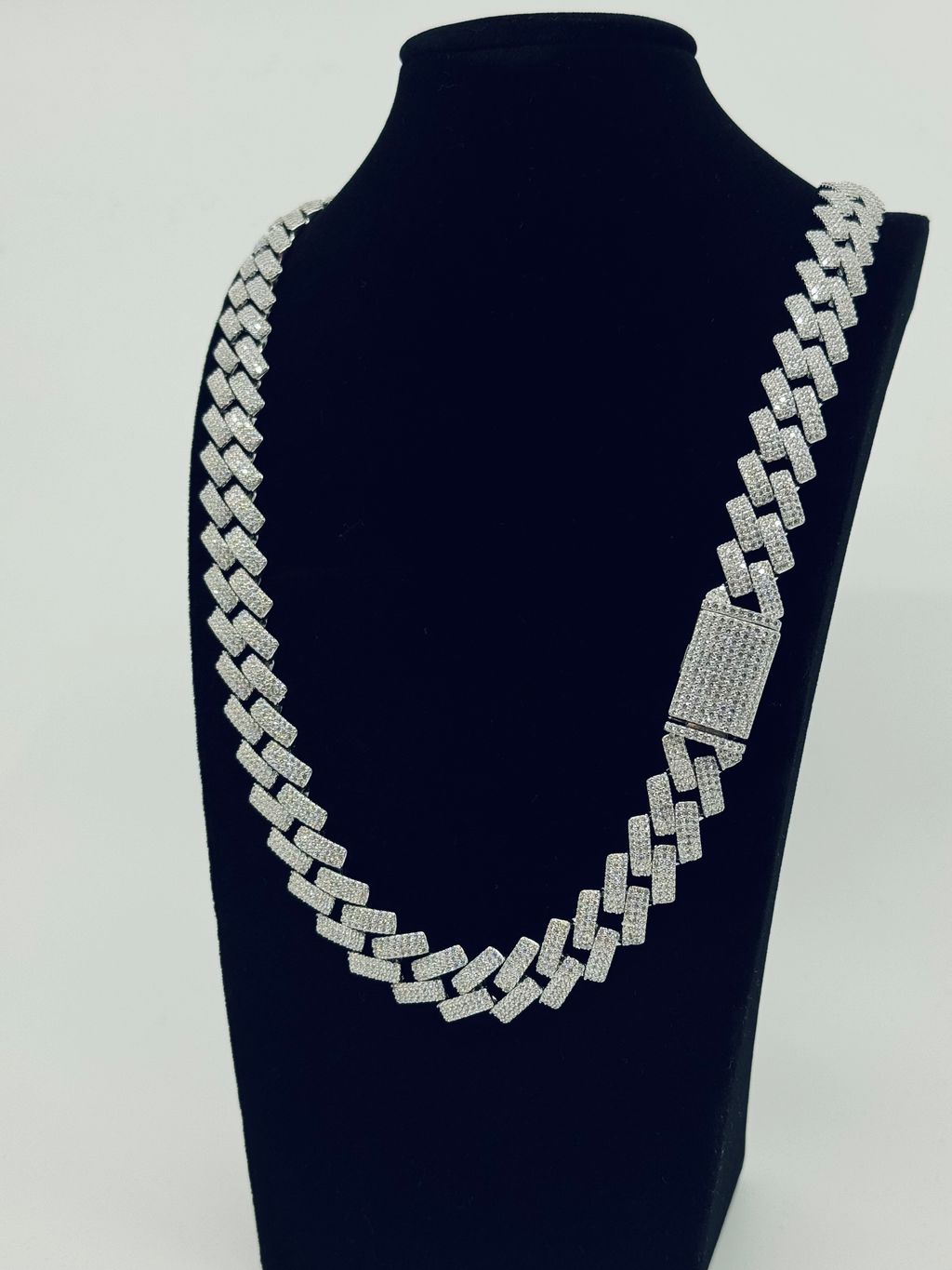 14MM MONACO CHAIN CZ STONE image 1