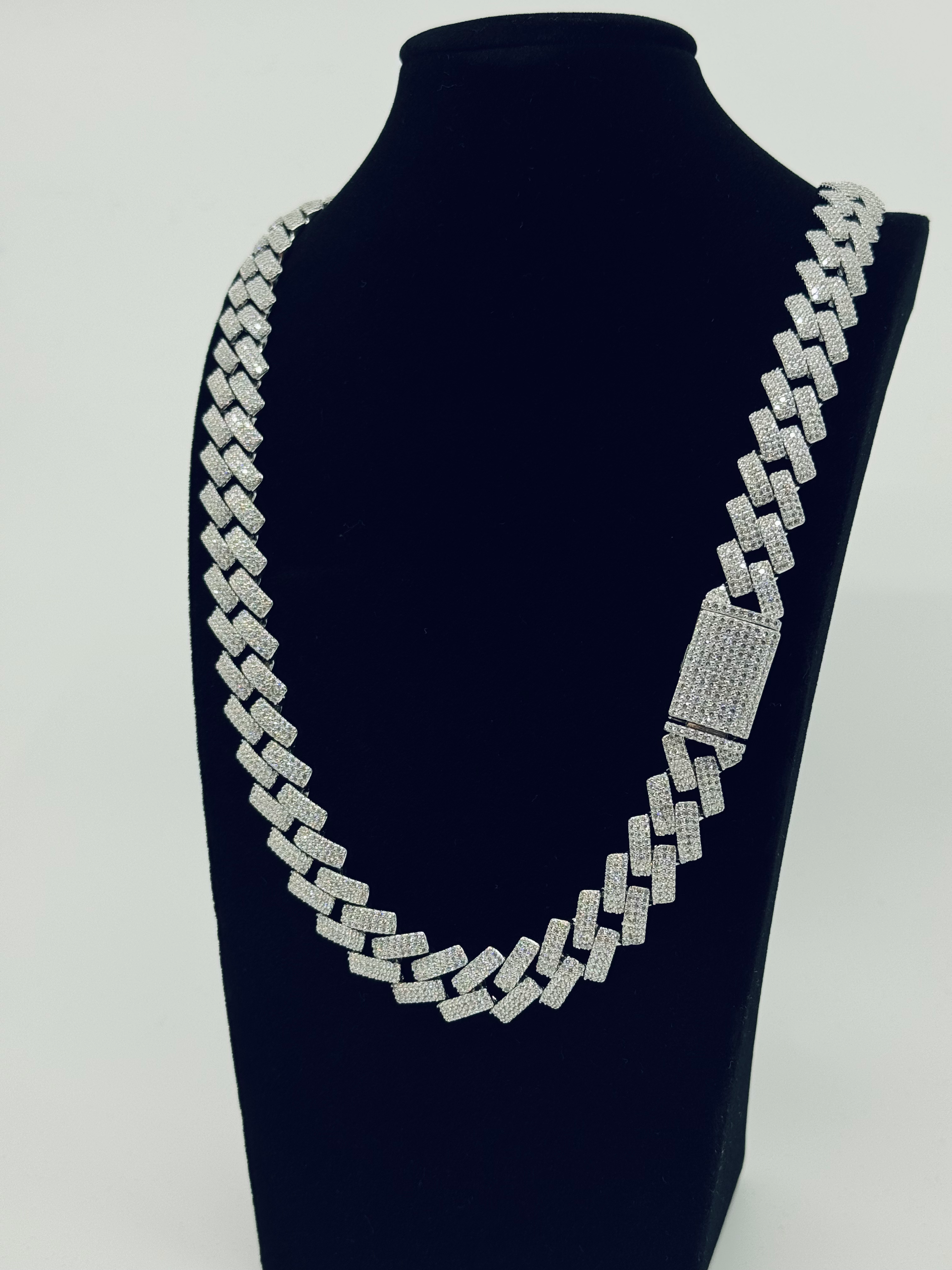 14MM MONACO CHAIN CZ STONE image 1