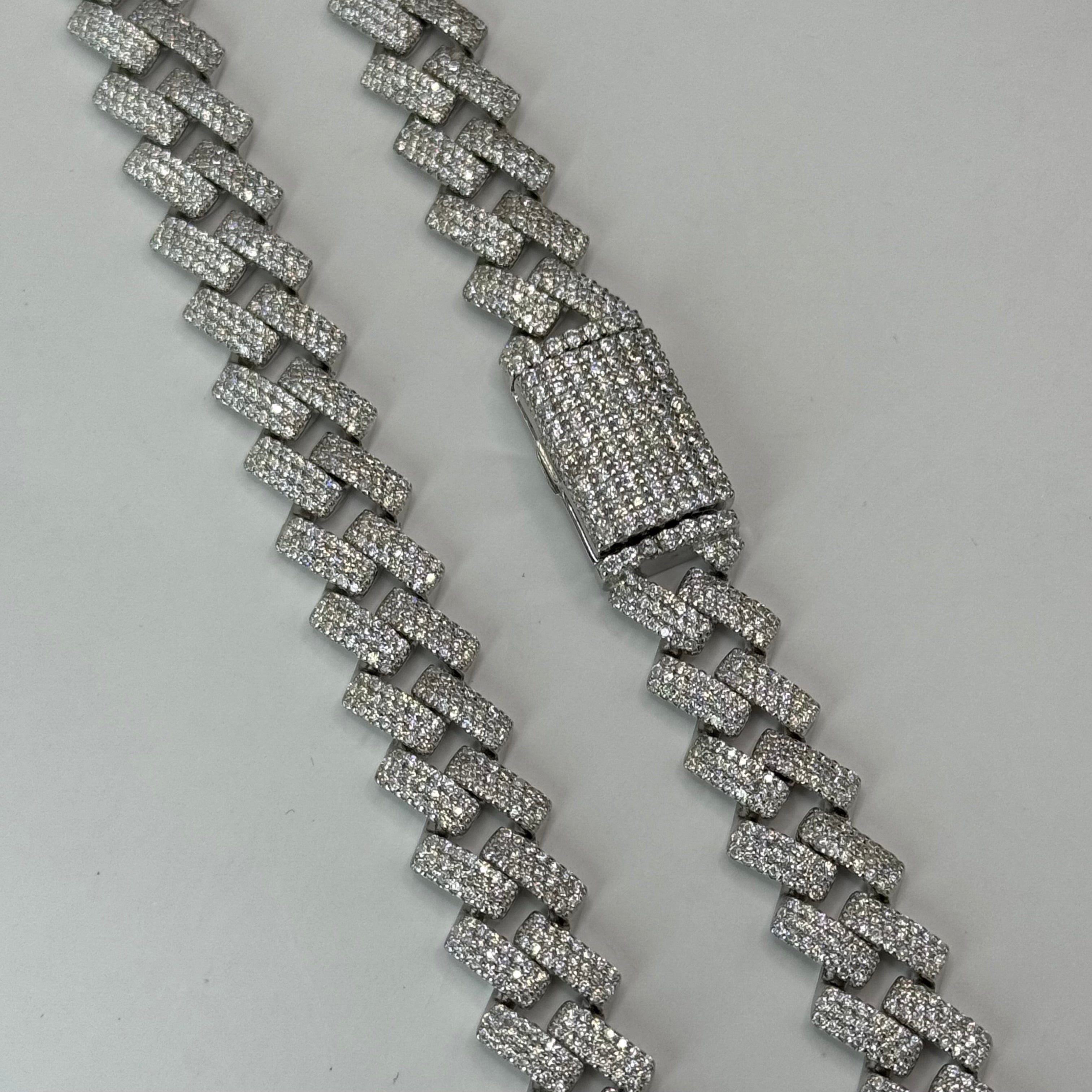 10MM MONACO CHAIN CZ STONE image 2