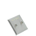 14K Gold Cz Stud Earrings Set - 7mm, 6mm, 5mm, 4mm - Elegant and Durable Jewelry image 0