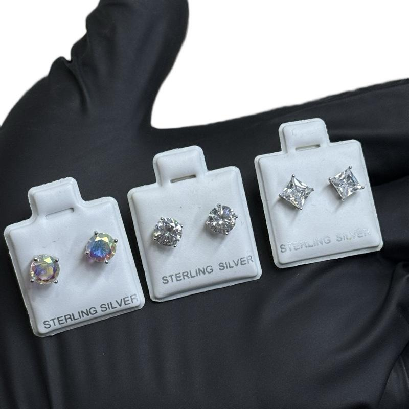 STUD EARRINGS - SILVER 925