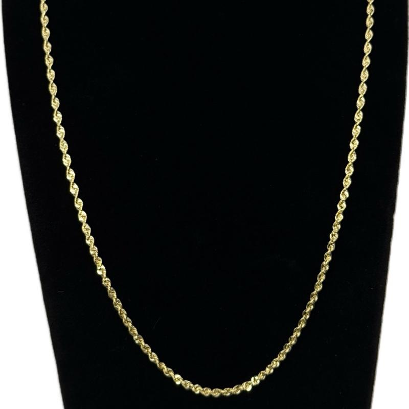 2.5MM ROPE CHAIN HOLLOW - 14K GOLD