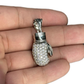 GUANTE DE BOX PENDANT & CZ STONE - SILVER 925