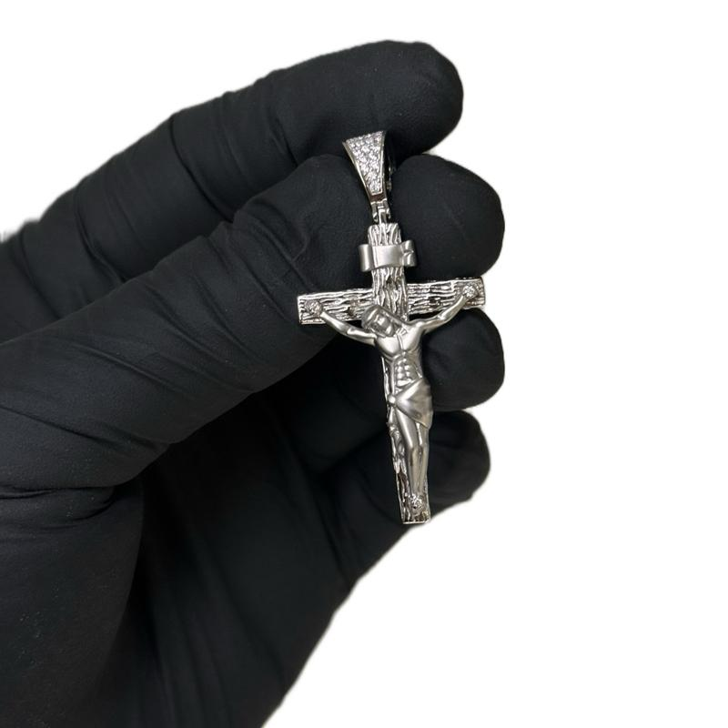 CRUZ CON CRISTO REAL PENDANT - SILVER 925