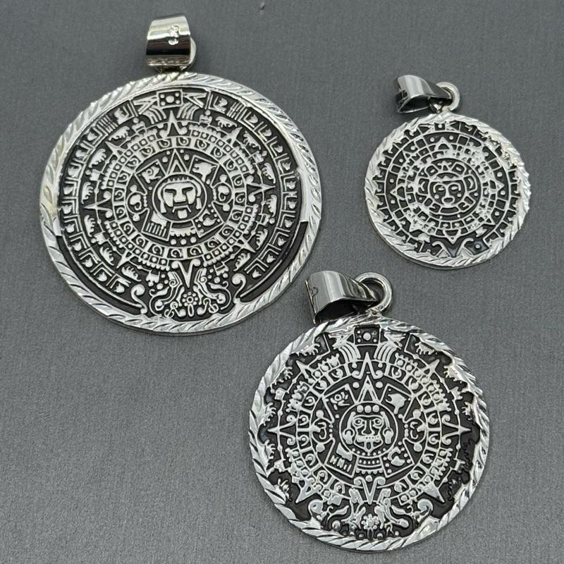 CALENDARIO AZTECA SOLID - SILVER 925