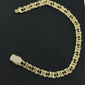 7MM CHINO BRACELET WITH BOX LOCK - 14K GOLD