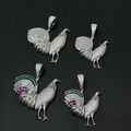 GALLITOS CZ STONE PENDANTS - SILVER 925