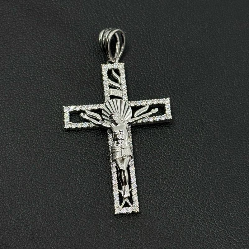 CRUZ CON CRISTO PENDANT - SILVER 925