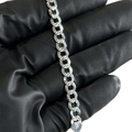 6MM CUBAN BRACELET - STERLING SILVER