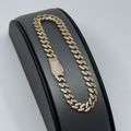 6.3MM MONACO BRACELET - 14K GOLD