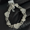 MST HEART MONACO BRACELET - SILVER 925