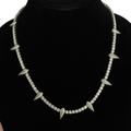MST TENNIS WITH SPIKES NECKLACE - STERLING SILVER