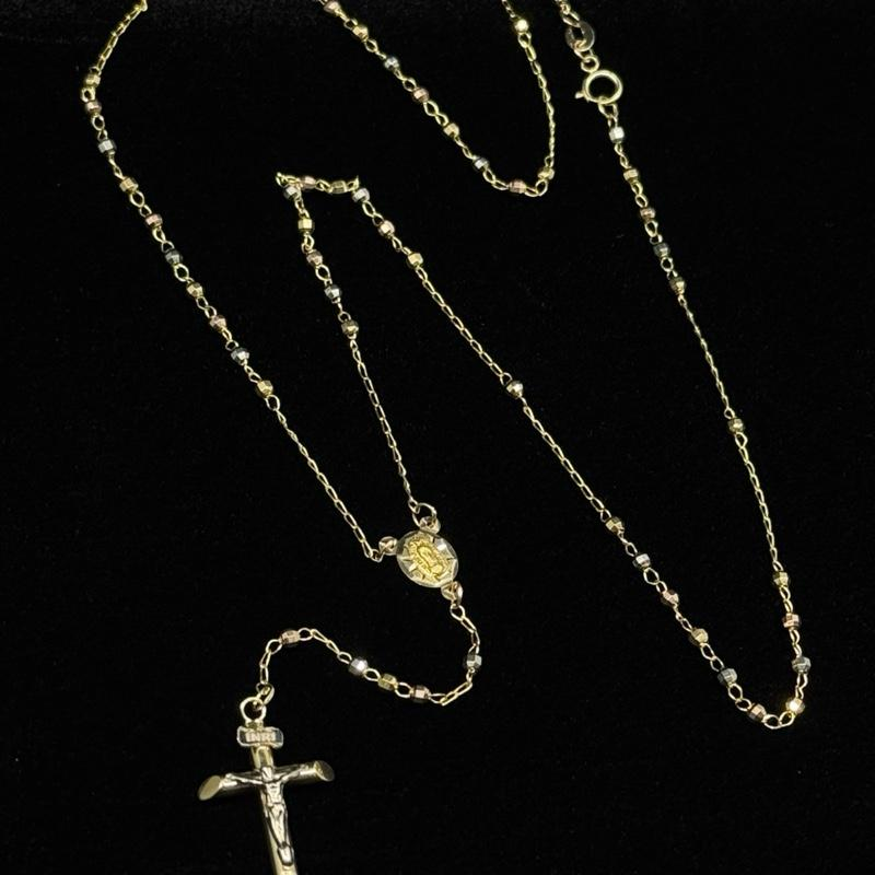 14K ROSARIO 3 OROS - 14K GOLD