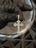 CROSS WITH CZ STONE - SILVER 925
