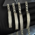 7MM CHINO BAR BRACELET - SILVER 925