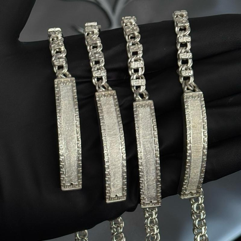 7MM CHINO BAR BRACELET - SILVER 925