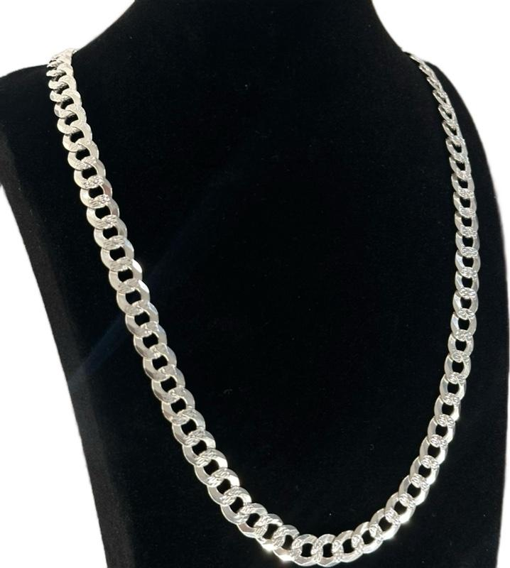 8MM CUBAN LINK CHAIN - SILVER 925
